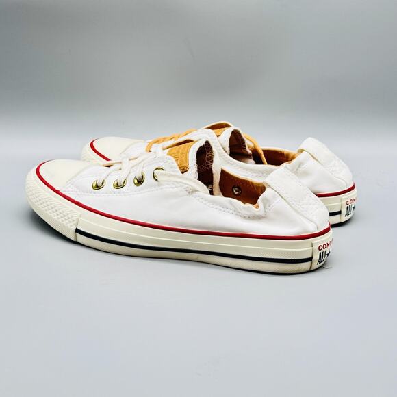 Converse Shoes Womens 7.5 White Chuck Taylor All Star Shoreline Low Top Sneakers - Picture 6 of 13